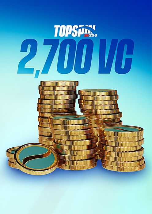 TopSpin 2K25 - 2.700 pacchetti di valuta virtuale XBOX One/Series CD Key