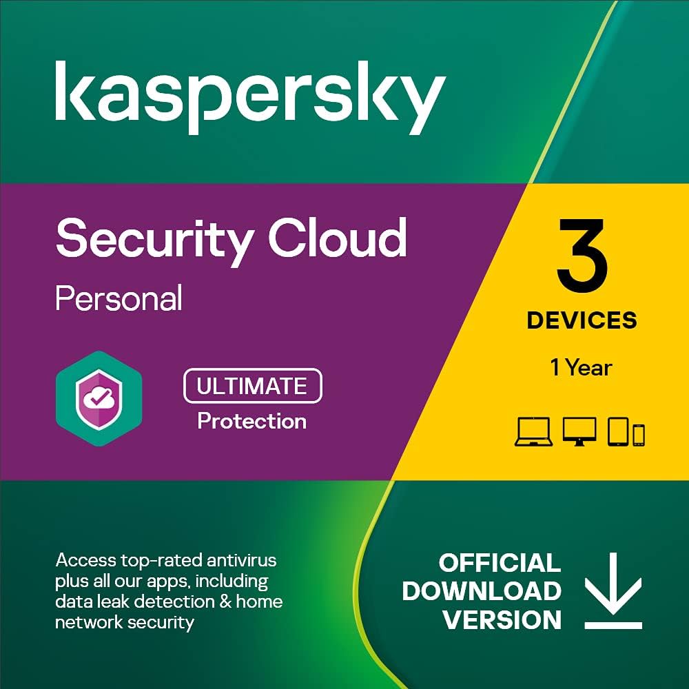 Kaspersky Security Cloud Personal (1 anno / 3 dispositivi)