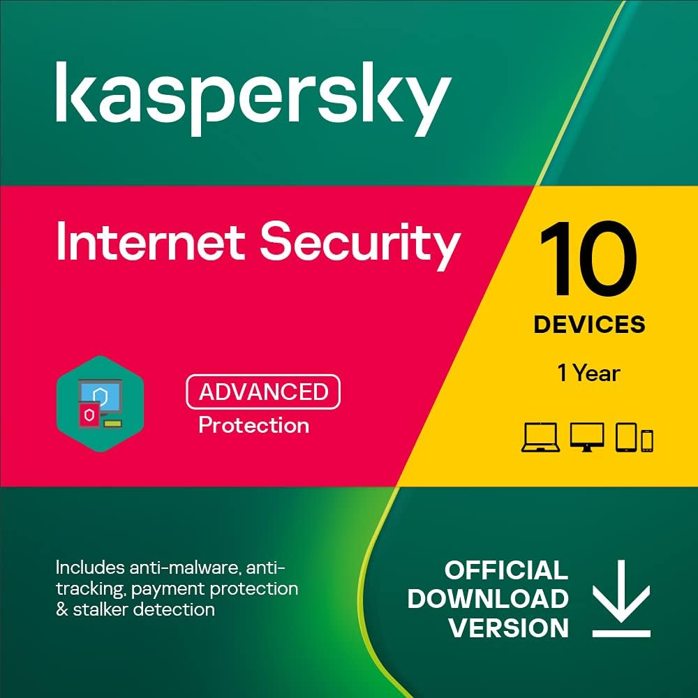 Kaspersky Internet Security 2023 EU Key (1 anno / 10 dispositivi)