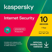 Kaspersky Internet Security 2023 EU Key (1 anno / 10 dispositivi)