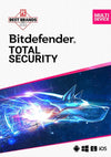 Chiave di prova di Bitdefender Total Security 2024 (3 mesi / 5 dispositivi)