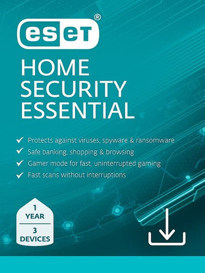 ESET Home Security Essential Key (1 anno / 3 dispositivi)