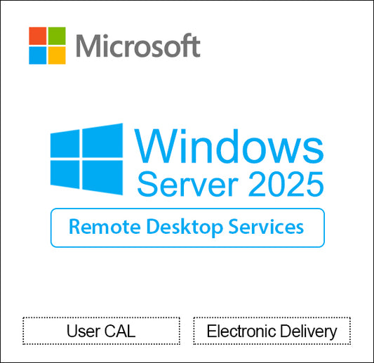 Windows Server 2025 Servizi Desktop Remoto 50 utenti CAL CD Key