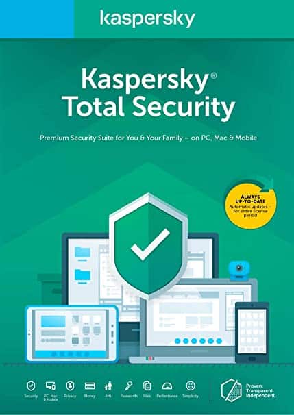 Chiave Kaspersky Total Security 2024 (1 anno / 1 dispositivo)