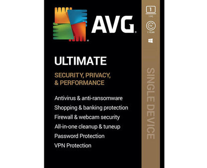 Chiave AVG Ultimate per Windows 2024 (1 anno / 1 PC)