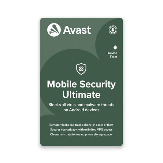 Avast Ultimate Mobile Security Premium per Android 2024 Chiave (1 anno / 1 dispositivo)