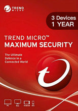 Trend Micro Maximum Security (1 anno / 3 dispositivi)