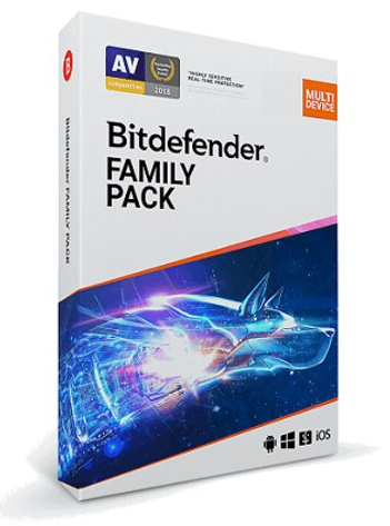 Chiave Bitdefender Family Pack 2023 (2 anni / 15 dispositivi)