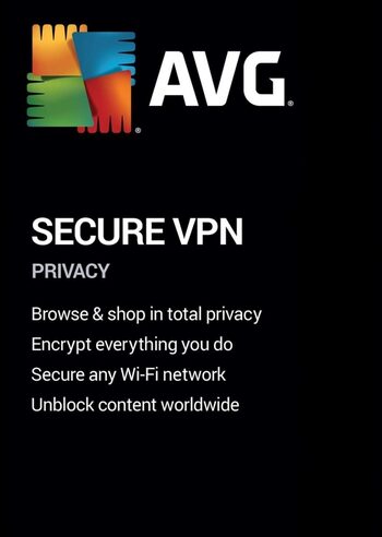 Chiave AVG Secure VPN (1 anno / PC illimitati) CD Key