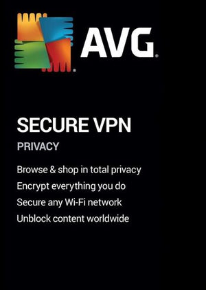 Chiave AVG Secure VPN (1 anno / 1 dispositivo)