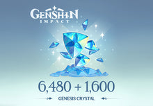 Impatto Genshin - 6.480 + 1.600 Cristalli della Genesi Voucher Reidos