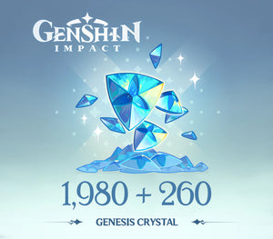 Impatto Genshin - 1.980 + 260 Cristalli della Genesi Voucher Reidos