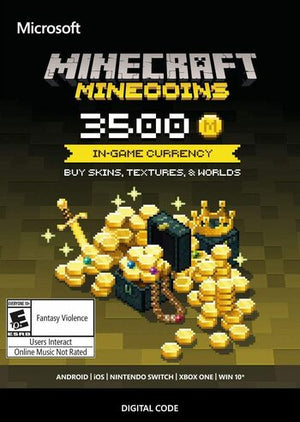 Pacchetto Minecoin Minecraft: 3500 monete CD Key