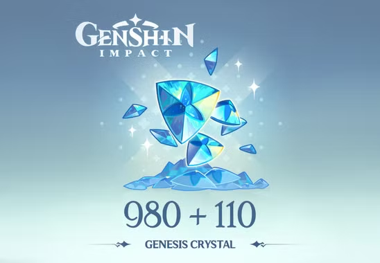 Impatto Genshin - 980 + 110 Cristalli della Genesi Voucher Reidos