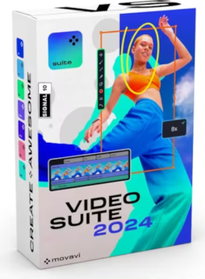 Movavi Video Suite 2024 Chiave (a vita / 1 PC)