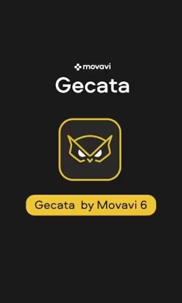 Gecata by Movavi 6 - Software per lo streaming e la registrazione dei giochi CD Key (a vita / 1 PC)