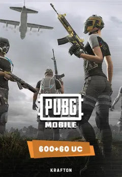 PUBG Mobile 600 + 60 Sconosciuti in contanti prepagati CD Key