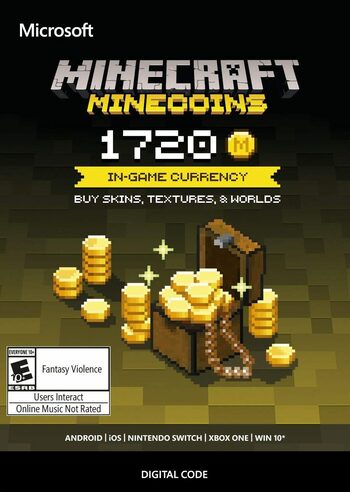 Pacchetto Minecoin Minecraft: 1720 monete CD Key