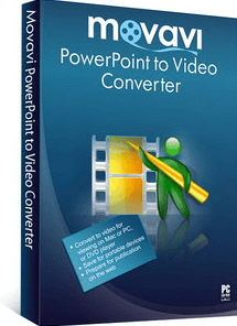 Chiave del convertitore da PowerPoint a video Movavi (a vita / 1 PC)