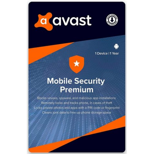 Avast Mobile Security Premium per Android 2024 Chiave (1 anno / 1 dispositivo)