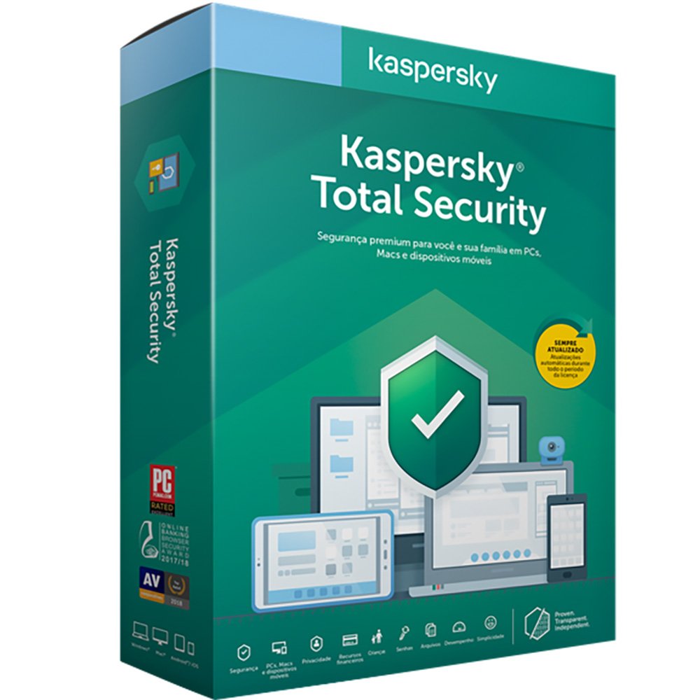 Kaspersky Total Security 2021 6 mesi 1 PC chiave globale