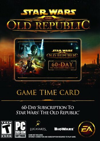 Star Wars: The Old Republic 60 giorni di carta tempo globale Sito ufficiale CD Key